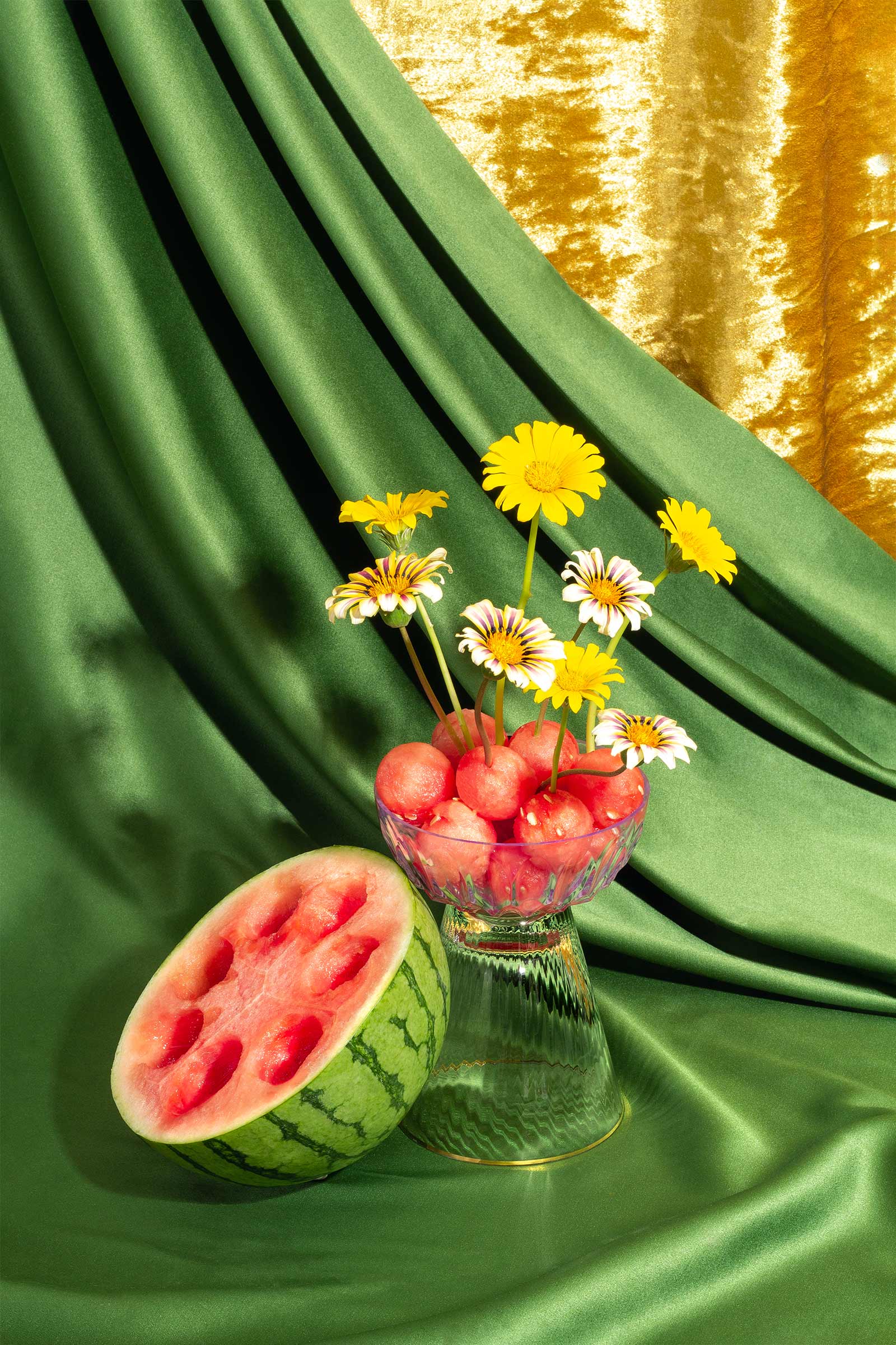 Watermelon-Balls-Wildflowers